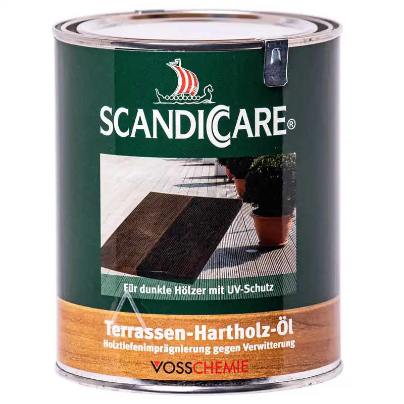 Nur Heute SC SCANDICCARE Terrassen Hartholz Öl 1 Liter